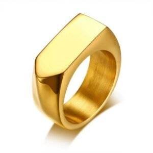 Golen Alloy Finger Ring for Men