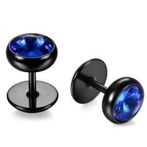 Dumbell Stud Men’s Earrings