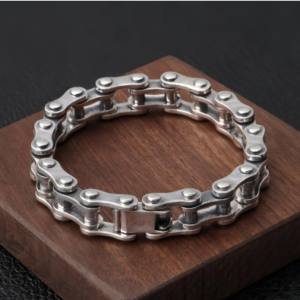 Stainless steel chain wristband for men