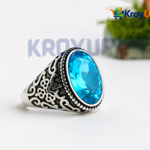 Designer Aquamarine Gemstone Ring