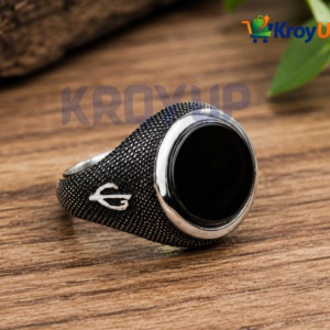 Premium  Finish Black Stone Ring