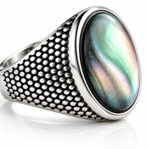 vintage mother of pearl ring