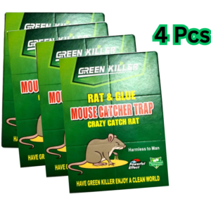 Green Killer Rat Glue Trap – Strong Bond Rodent Catcher (4PCS) | China